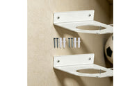 2 Pieces Clear Finish Wall-Mounted Ball Holder Included Screws Acrylic Ball Holder Rack