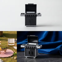 1:12 Scale Miniature Barbecue Grill Lifelike Miniature BBQ Grill Lightweight Toy Movable for Collectors