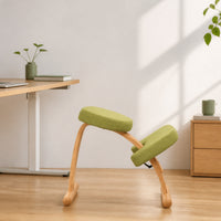 Kneeling Chair Ergonomic Kneeling Stool Adjustable-Height Posture Chair for Office Workers, Students, Study Room