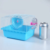 Extra Large Hamster Cage Villa, Multi-Level Syrian Hamster Habitat with Wire Top and Base, Four Seasons Small Animal Home