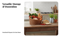 Angled-Mouth Round container adaptable Household Storage Easy to Clean for Hosts