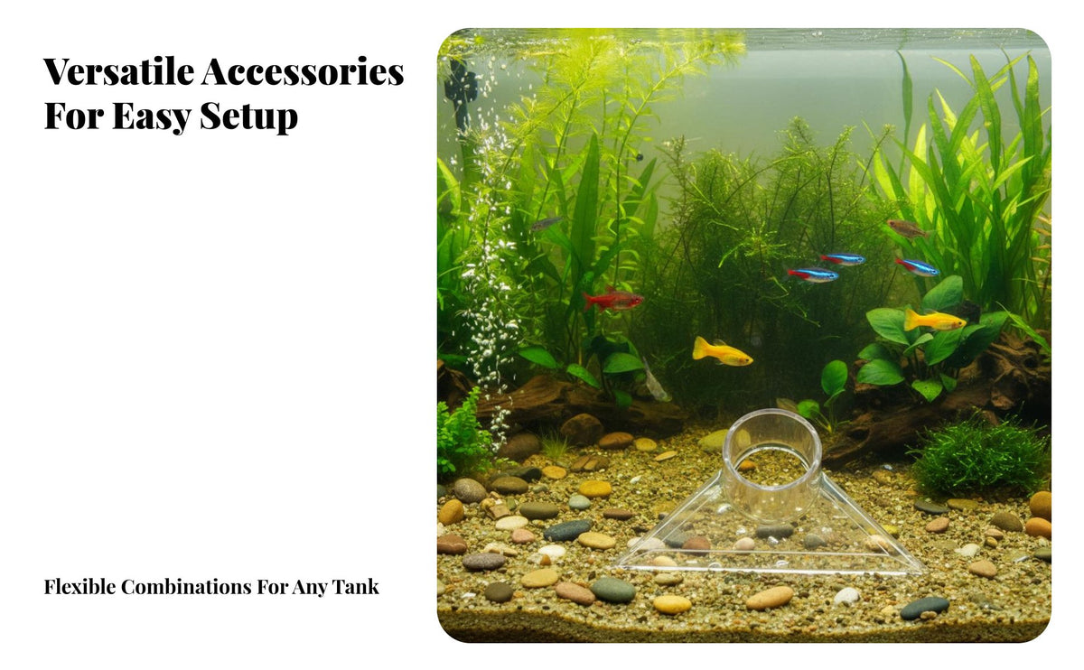 Acrylic Duckbill Outlet High Clearness Fish Tank Triangle Nozzle Wide Compatibility Aquarium Duckbill Nozzle