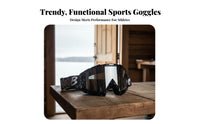 Motocross Eyewear S Adjustable Strap Motorcycle Eyewear S All-Terrain Riding Glasses Windproof Dirt Bike Eyewear Anti-Fog