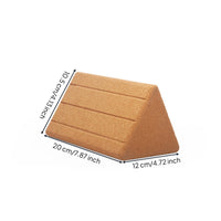 Stretch Wedge Block Dense Stretch Support Tool Wear-Resistant Cork Wedge for Mobility Training