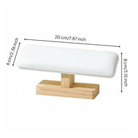 Crossbar Bracelet Display Stand Nordic   Jewelry Stand Hand Polished Wooden Base Bracelet Display for Store Counter, Dresser Top