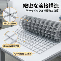 Hot-dip Galvanized Welded Wire Mesh, 1.2mm Wire Diameter, 1.5×1mm Mesh, Rectangular Wire Mesh, Concrete Reinforcement, Wire Mesh Fence, 1.5×20m