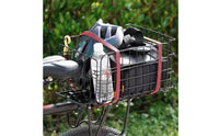 Folding Rear Bike Basket Wire Bike Basket with Mounting Plates Easy Installation for Daily Commuting