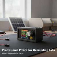 HD Color Screen DC-DC Buck-Increase Converter Stable Output Step up down Power Module High Conversion Performance Adjustable Power Supply Module Multiple Protections for Electronics Hobbyists, DIY Enthusiasts, Students, LED Driving, Circuit Testing