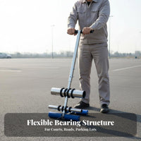 Court Marking Tape Machine Draws Straight Curved & Circle Lines Court Line Tape Machine Field Line Marking Tool for Warehouse