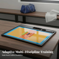 Lightweight Attractive Football Coaching Board Built-in Piece Storage Attractive Soccer Coaching Board Includes Marker & Eraser
