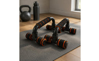 2 Pieces Push up Handles Arm and Chest Training Parallel Push up Handles Sturdy Base Upper Body Workout Handles for Beginners