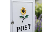 Weatherproof Wall Mounted Mailbox Weather-Resistant Ornate Wall-Mounted Letterbox Heavy Duty Vintage Design Letterbox Lockable Security for Garden