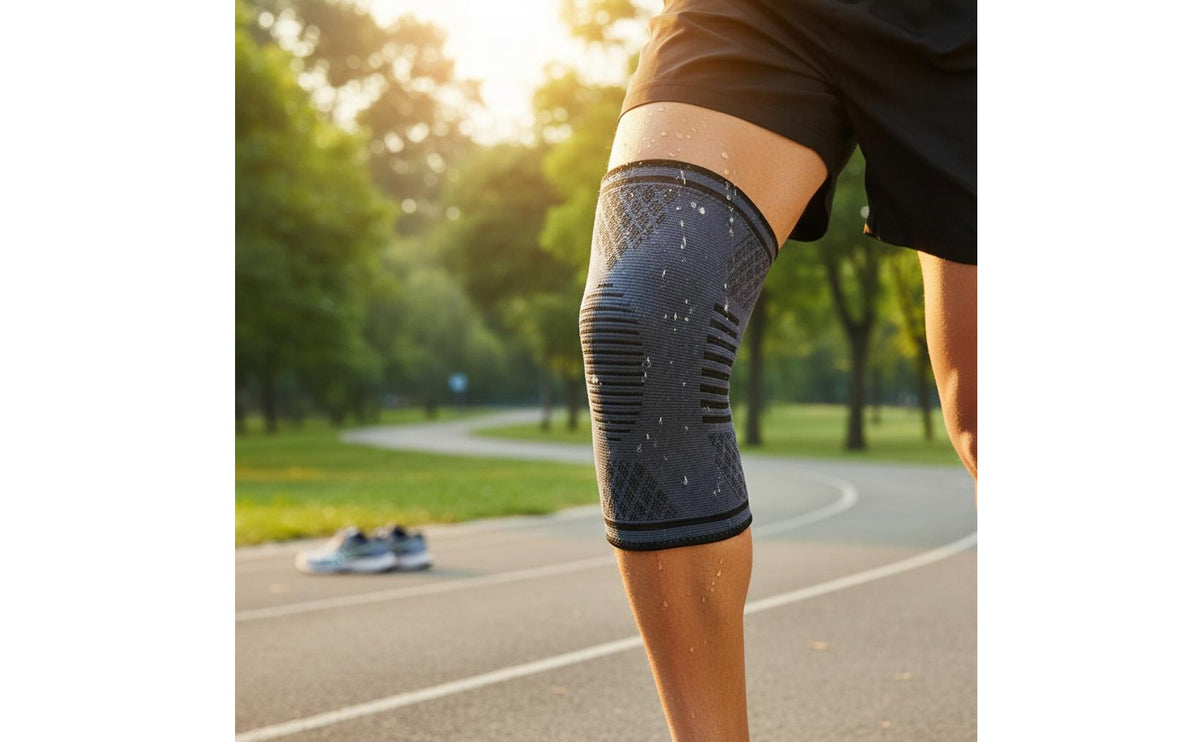 Non-Slip Knee Brace Provides Warmth Sports Knee Pad Breathable High Elasticity for Men, Women, Athletes, Cycling, Outdoor Activities, Workout