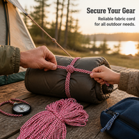 Hand-Woven Paracord Lanyard for DIY Crafts and Outdoor Use