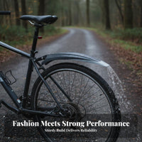 2 Pieces Mountain Bike Mudguard Set Easy to Install Mountain Bike Mud Guards Plastic Cycle Mudguard Streamlined Shape Cycling