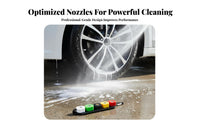 Easy Installation Pressure Washer Nozzle Tips Heavy Duty High Pressure Spray Tips Stainless Steel & Brass Construction