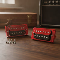 2 Pieces Guitar Pickups with Mounting Humbuckers Sturdy Parts for Guitarists