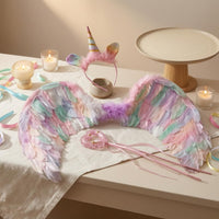 Feather Angel   Paperboard Angel Feather   Comfortable Fit Fairy-Tale Horse Headband Set