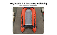 M-Bottom Recovery Raft Quick-Water Capable Emergency Craft Emergency Prepared Inflatable Boat for Flood Relief Workers, Quick Current Operations