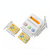 Tabletop Interactive Learning Toy with Cards Easy to Use Card Reading Toy Lightweight Desktop Learning Machine Screenwithout a Screen for Preschoolers