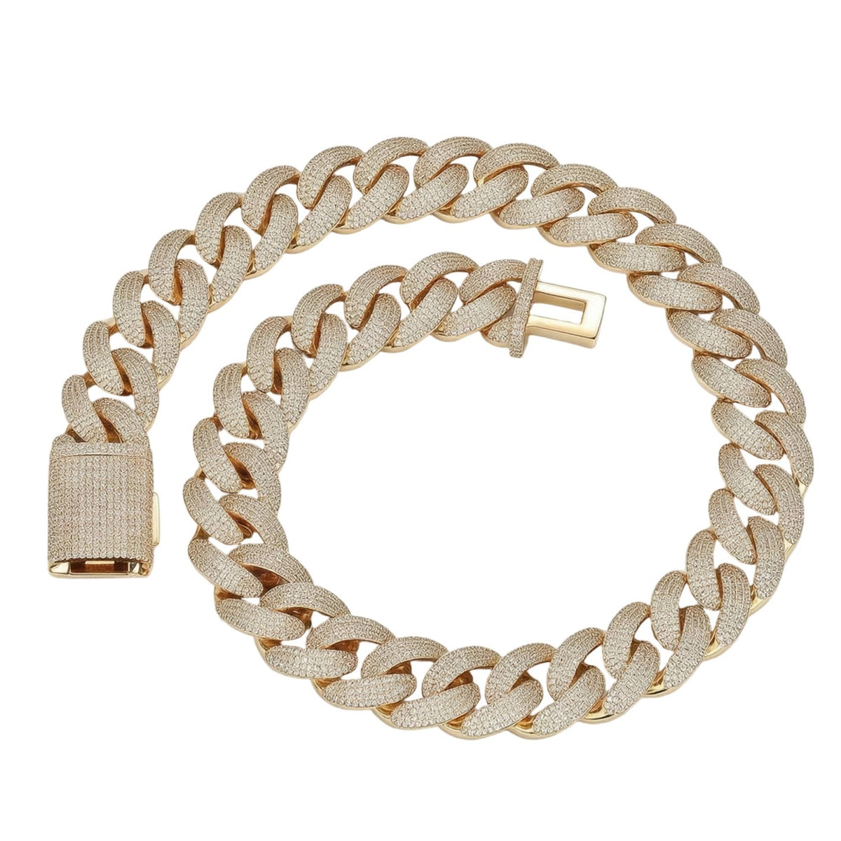 Curb Link Necklace Hip Hop Curb Link Chain Wide for Parties
