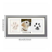 Animal Footprint Print Frame Set with-Clean-Application Impression Pad Animal Footprint Print Frame Clean and Easy for Office Desk