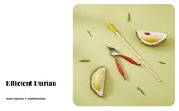 Durian Shell Crack Er Effortless Crack Ing Durian Crack Er Tool Kitchen Gadget Stainless Steel Safety Tip for Fruit Vendors