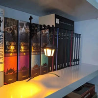Decorative Metal Lantern for Bookshelf Lighting