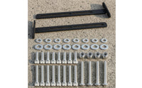 T-Bracket Mounting Bracket Black with Hardware Strong for Mechanics