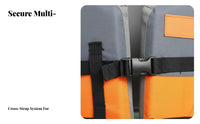 Non-Inflatable Adult Life Jacket Adjustable Straps Adult Life Vest Lightweight for Kayakers, Boaters, Surfing, Paddleboarding, Canoeing