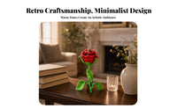 Sculptural Rose-Shaped Incense Burner Decorative Rose Incense Burner Tabletop