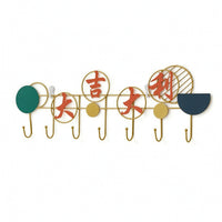 Wall Coat Rack No Coat Rack with 7 Hooks for Entryway, Renters