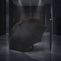 Classic Straight Shaft Umbrella Manual Umbrella with Foam Handle Ergonomic Non-Automatic for Travel