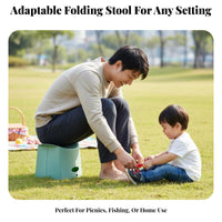 Foldable Design Telescoping Stool Easy to Carry Portable Seat Lightweight Outdoor Gear Quick Setup for on the moveers, waterproof & moveers, on the move, Camping, Fishing, Queuing