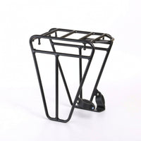 Rigid Front Cycle Cargo Rack Compact Bike Front Rack Sturdy Lightweight for Mountain Bikes, Touring