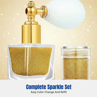 Sparkle Spray, Glow Highlighter for Face, Hair, Skin, Nail Art, Party Decoration