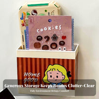 Strong Magnetic Elements Attractive Storage Box Multifunctional Attractive Pen Holder Space Saving for Children, Toddlers, Playroom
