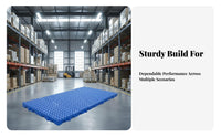 humidityresistant Raised Pinterlocking floor tilesic Floor Panel Waterresistant modular Tiles Anti-Slip Surface safety Matting sturdyDuty for Warehouse Workers, Business Owners, DIY hobbyists, Cold Storage, Workshop, Basement, Utility Room
