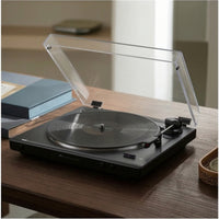 Clear Dust Cover with Hinges Transparent Turntable Dust Cover Hinge Safeguarding Vinyl Player Lid Hinge Long-Lasting for Vinyl Collectors, Audiophiles, Home Audio Setups