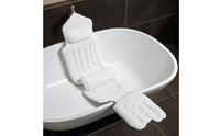 Ergonomic Full Body Bath Pillow Non-Slip Bathtub Pad with Neck Pillow for Adults