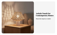 Woven Rope Lampshade Material Bohemian Pendant Light Shade Hollow-out Design Macrame Lamp Shade for Homestay, Living Room, Bedroom