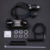 Twin Knob Violin Pickup Tone Control Electro Acoustic Violin Pickup Sound Amplification String Instrument Gear for Live Performance, Practice