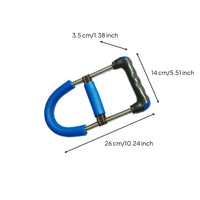 Strengthen Muscles Wrist Forearm Exerciser Heavy Duty Carbon Steel Springs Wrist Strength Coach Comfortable Foam Padding for Athletes, Gym