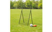 Return Training Goal Foldable Soccer Goal with Rebounder Freestanding Soccer Training System with Rebounder for Athletes