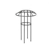Outdoor Use Umbrella Trellis Strong Metal Multi-Loop Plant Support Easy to Place Clematis Support Frame Rust-Resistant for Potted Plants, Balcony