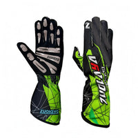 Karting Gloves Outer-Seam Full-Finger Driving Gloves Ergonomic Fit Sports Accessory