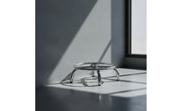 Chrome-Plated Five-Leg Stool Base Metal Stool Base with Circular Frame Heavy-Duty Polished Long-Lasting for DIYers, Bar Stools, Salon Chairs
