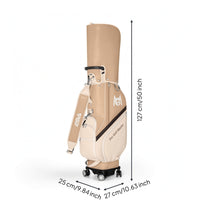 Water-Repellent Wheeled Golf Bag Easy to Clean Golf Club Bag with Wheels Multifunctional Rolling Case Long-Lasting for Golfers, Travel