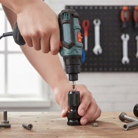 Impact Wrench Adapter Heavy-Duty Drill Socket Adapter Socket Converter Compact Telescopic Connector Stable Clamping