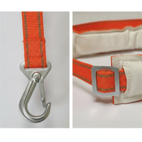 Electrician Safety Belt Adjustable Safety Belt with Double Hooks Climbing Harness Fall Protection Rust-Resistant